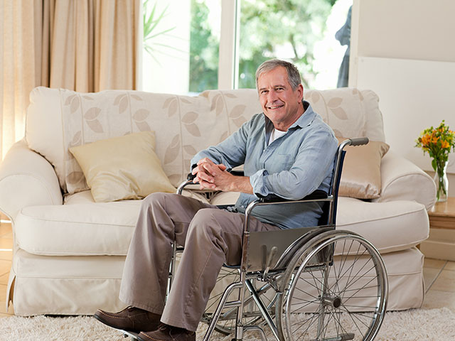 manual wheelchair user male